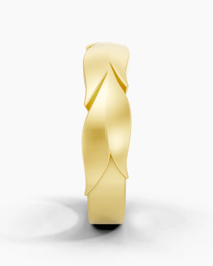 Timeless Leaf Men Ring