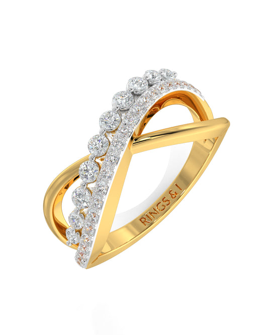 Infinite Crossing Women Ring