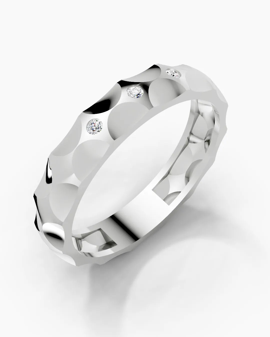 Triad Edge Men Ring