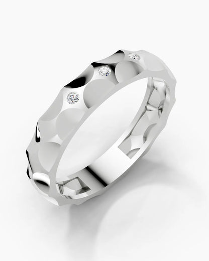 Triad Edge Men Ring
