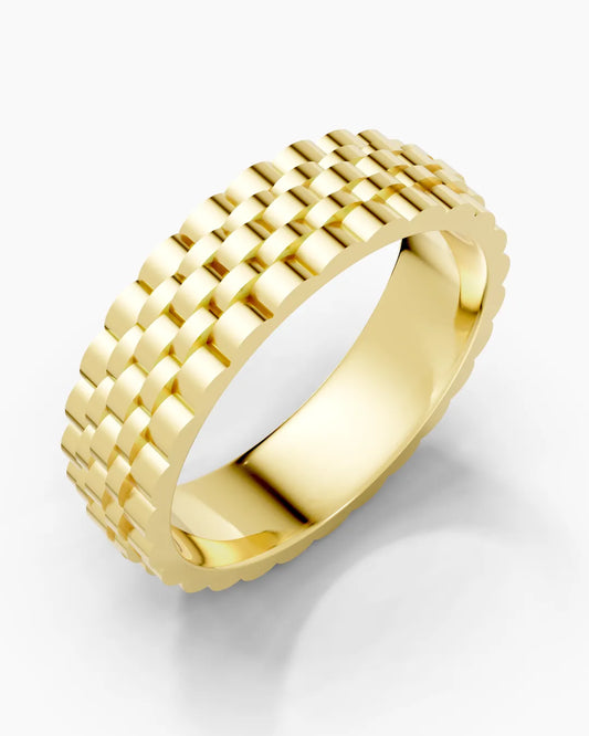 Seamless Link Men Ring