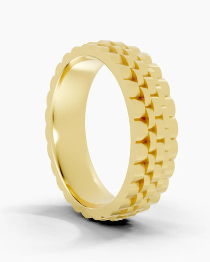 Seamless Link Men Ring