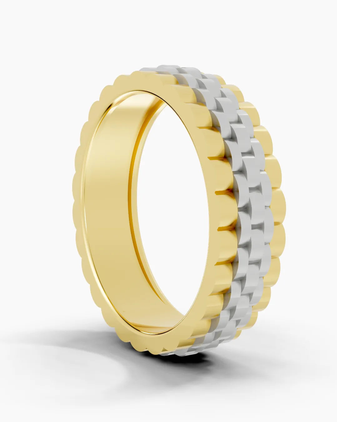 Interlock Edge Men Ring
