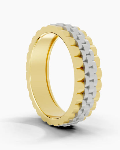 Interlock Edge Men Ring