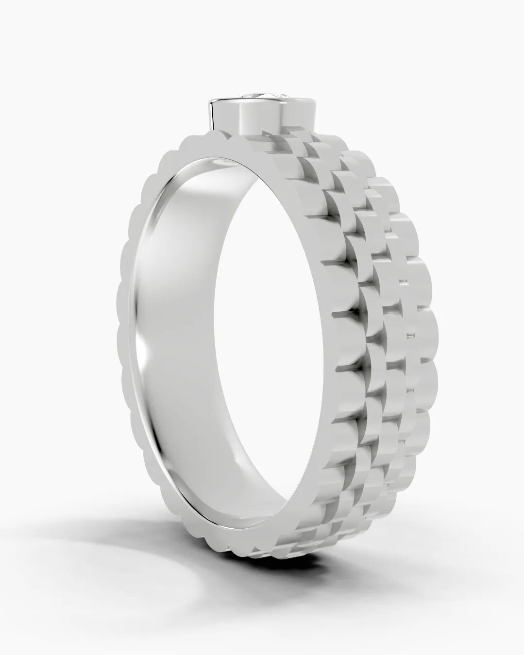 Gleaming Flow Men Ring