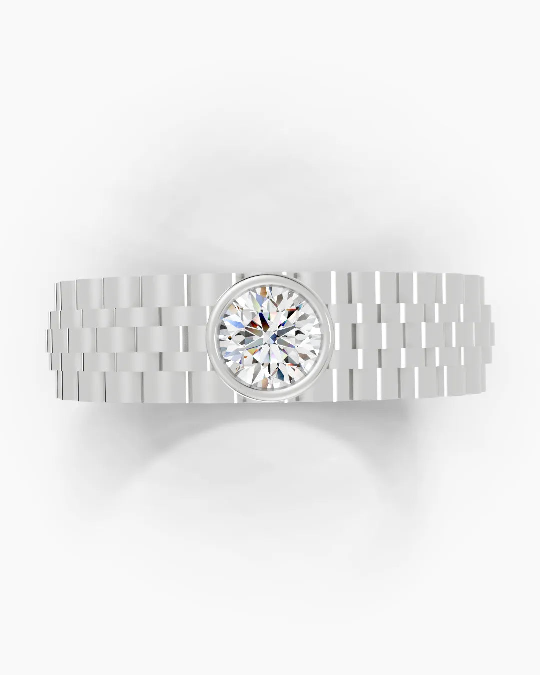 Gleaming Flow Men Ring