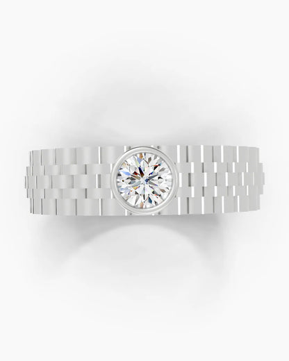 Gleaming Flow Men Ring