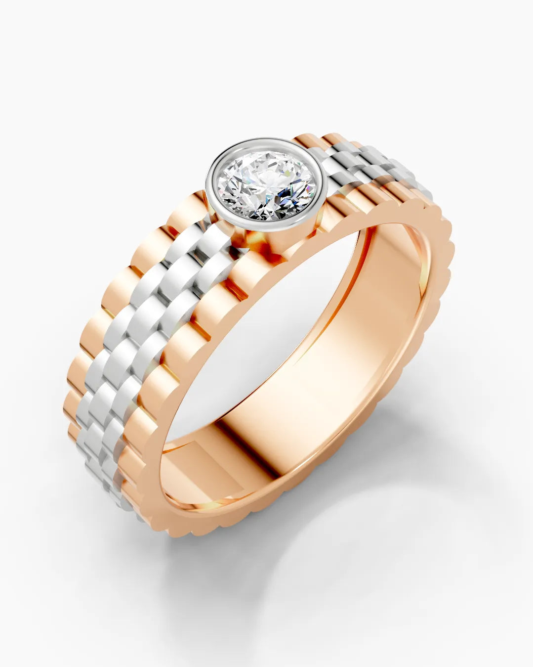 Linked Spark Men Ring