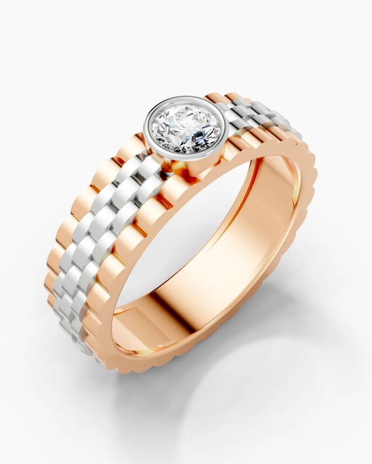 Linked Spark Men Ring