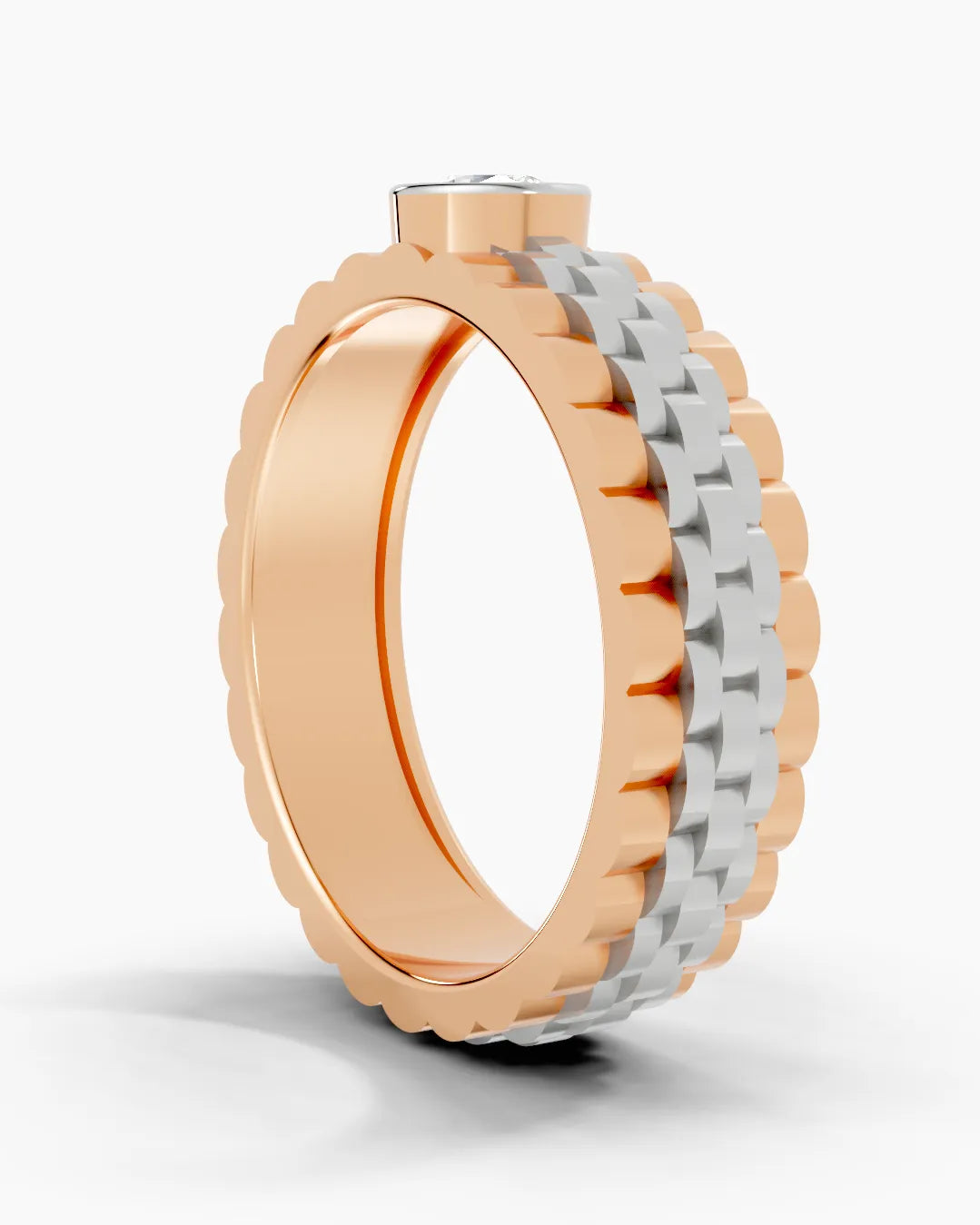 Linked Spark Men Ring