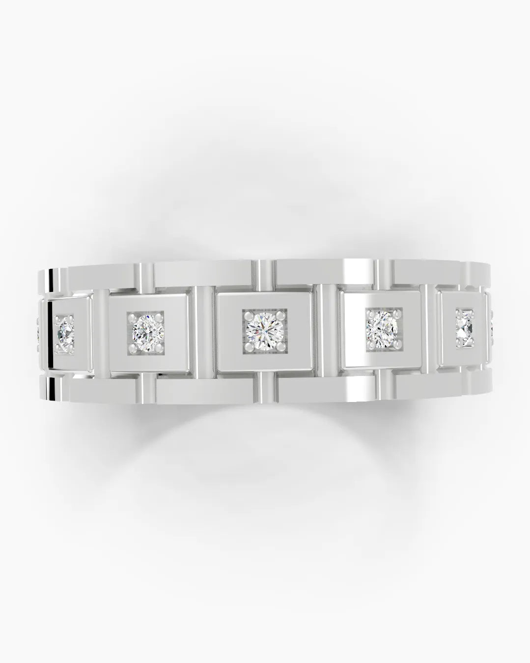 Classic Grid Men Ring
