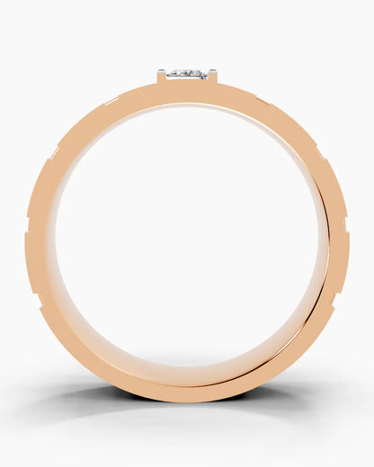 Sleek Structure Men Ring