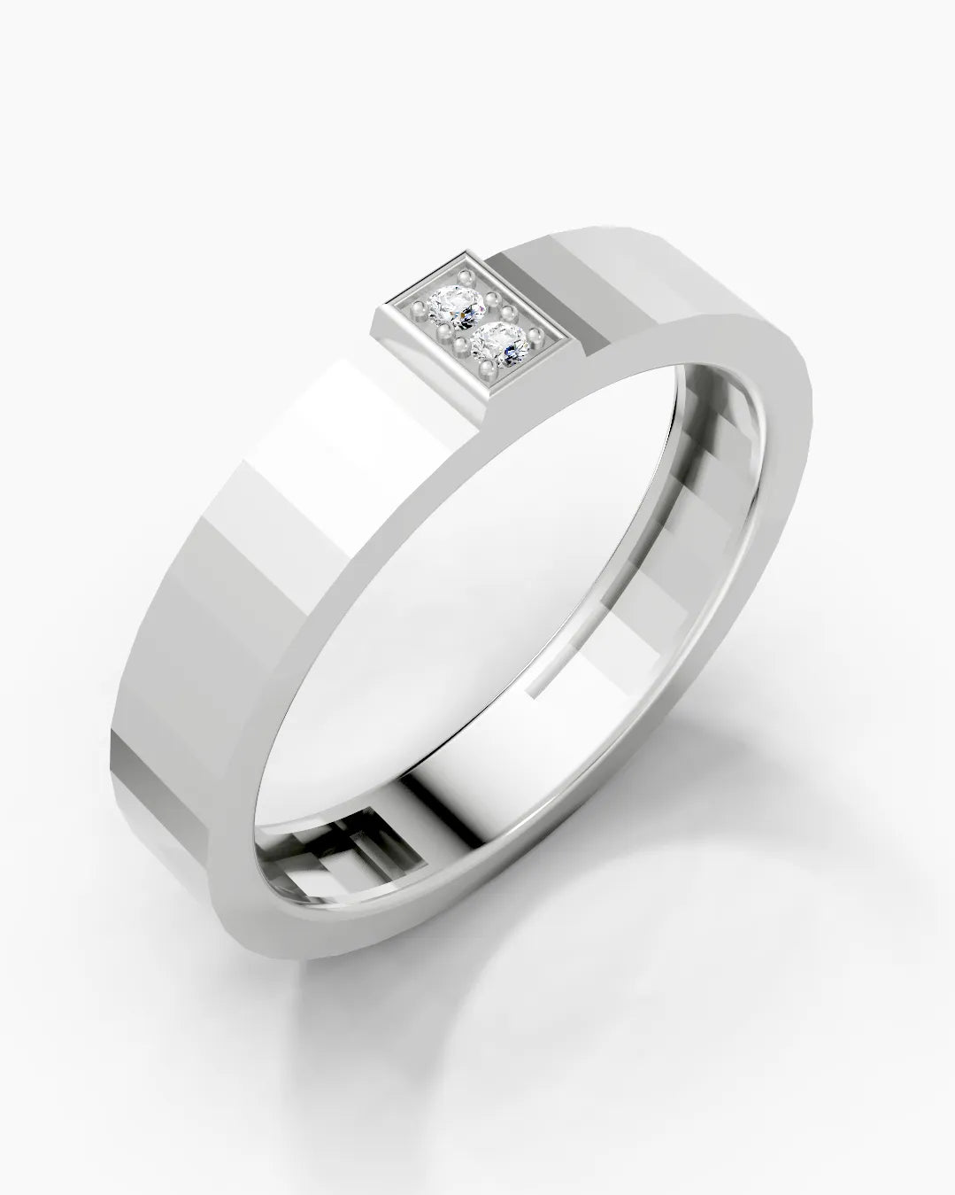 Textured Trio Men Ring