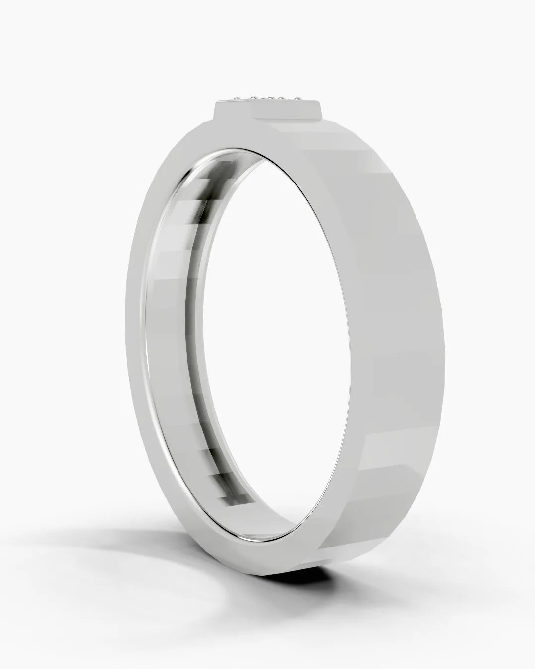 Textured Trio Men Ring