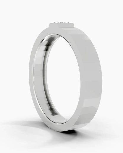 Textured Trio Men Ring