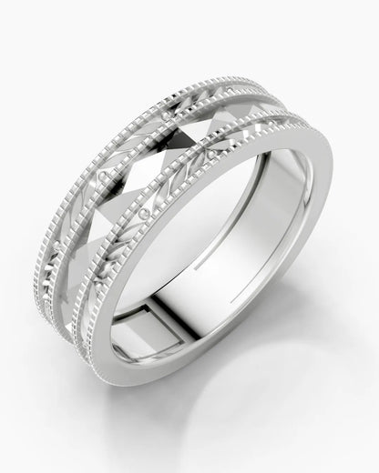 Textured Artisan Men Ring