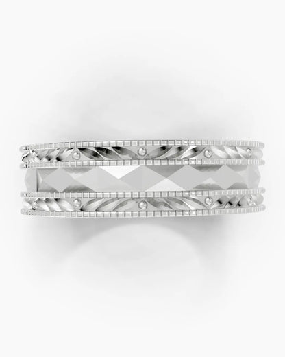 Textured Artisan Men Ring