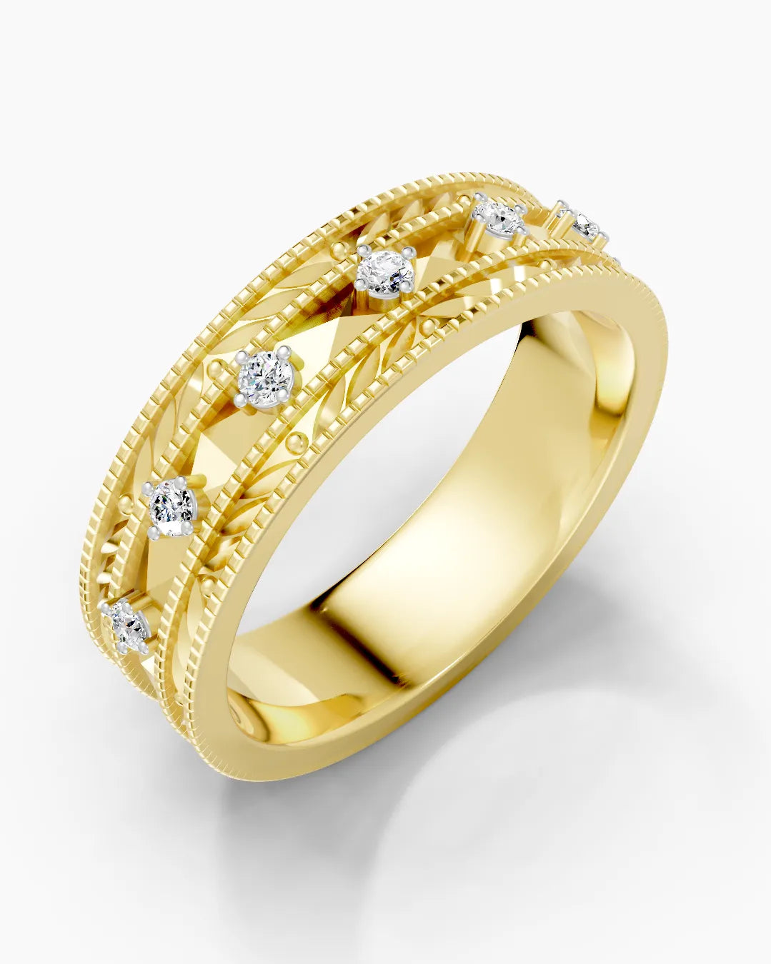 Dazzling Diamond Men Ring