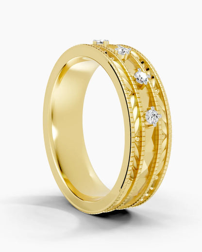 Dazzling Diamond Men Ring