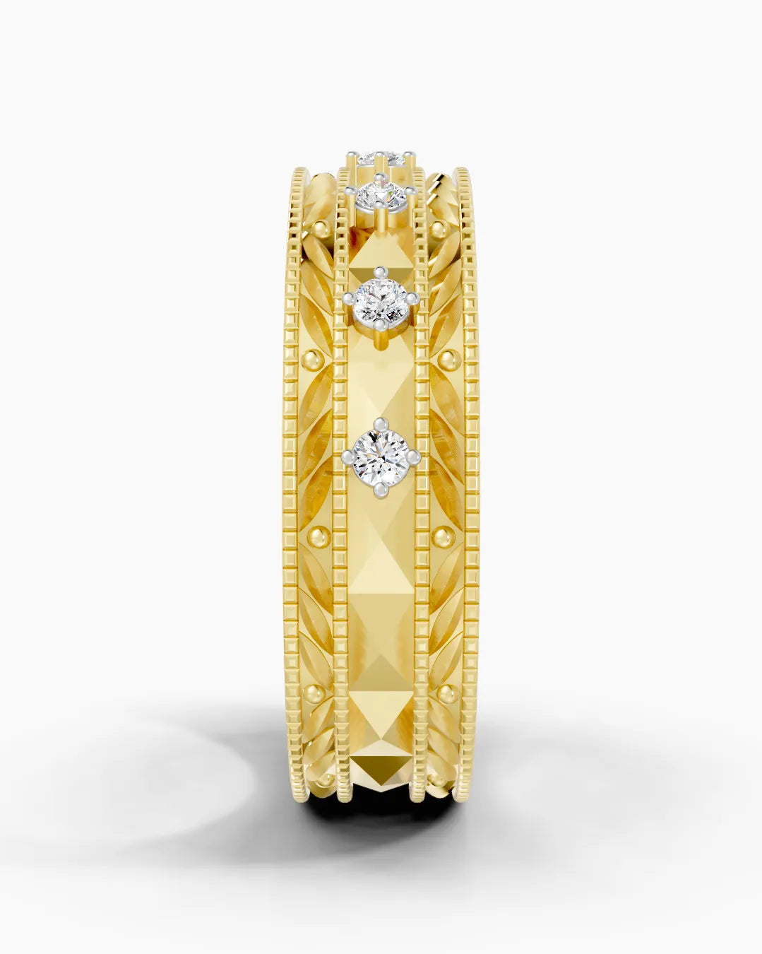 Dazzling Diamond Men Ring