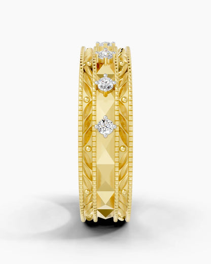 Dazzling Diamond Men Ring