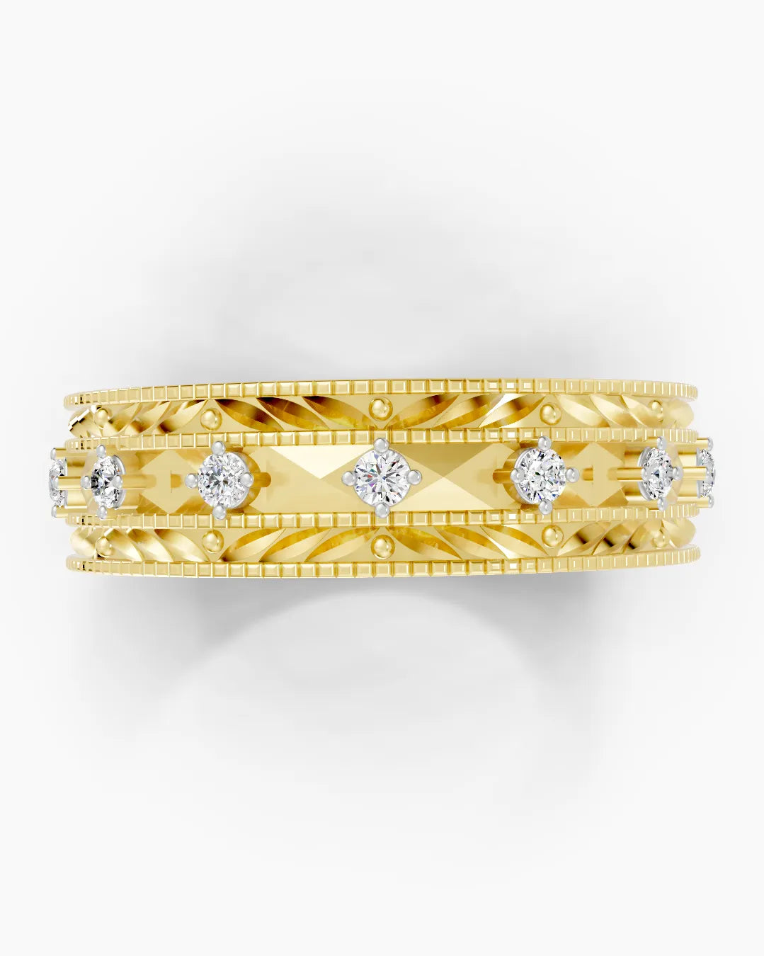 Dazzling Diamond Men Ring