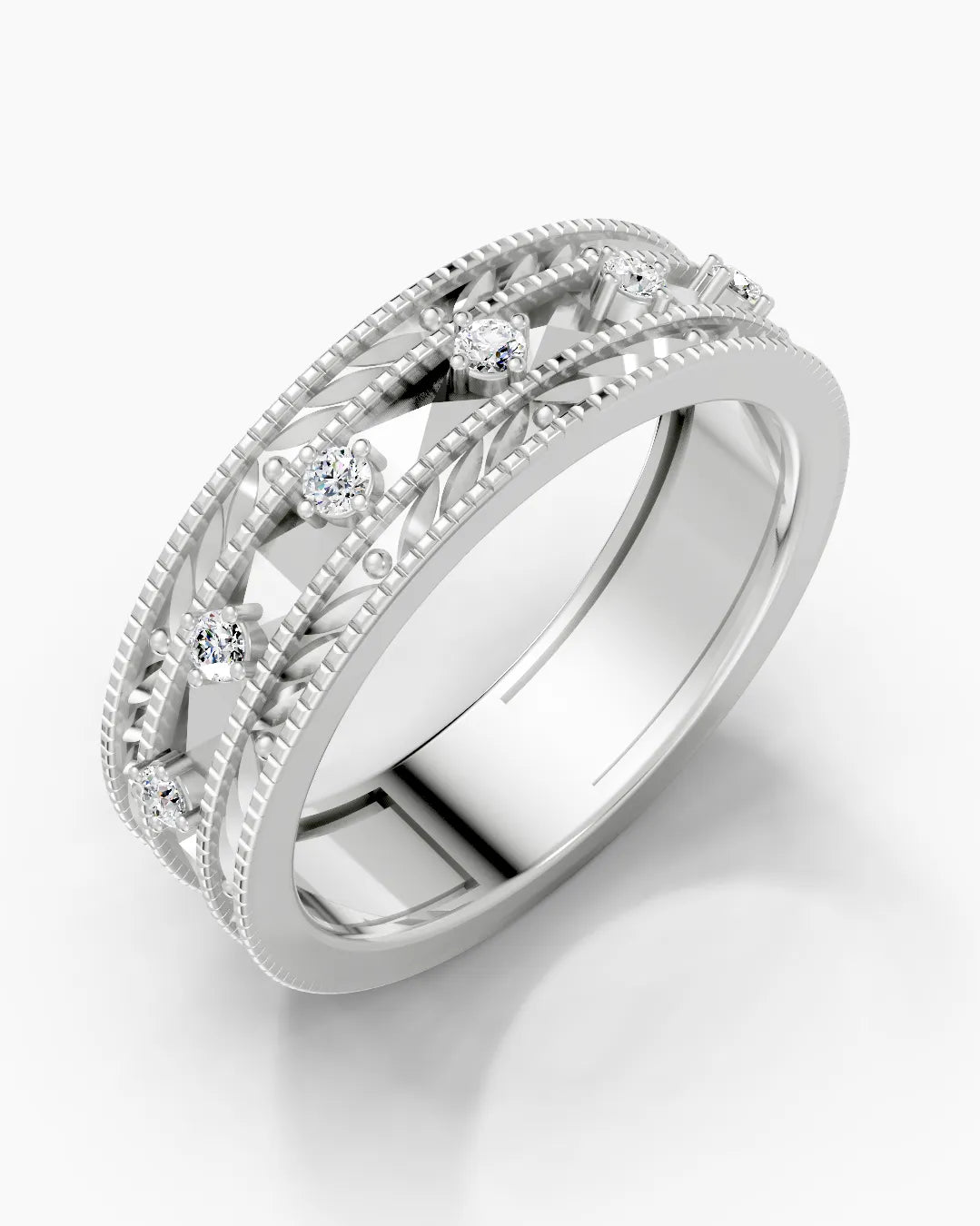 Modern Pave Men Ring