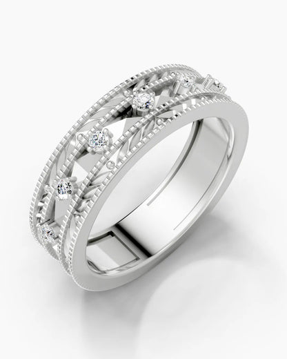 Modern Pave Men Ring