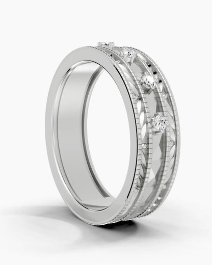 Modern Pave Men Ring