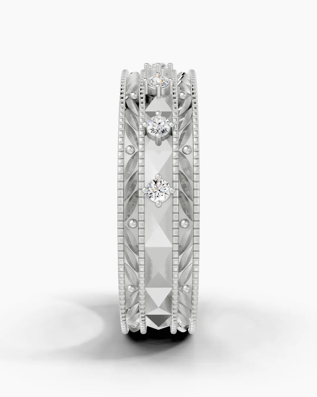 Modern Pave Men Ring