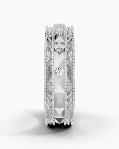 Modern Pave Men Ring