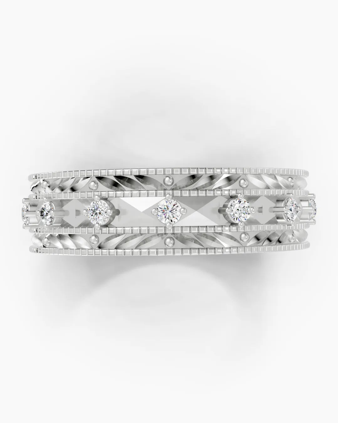 Modern Pave Men Ring