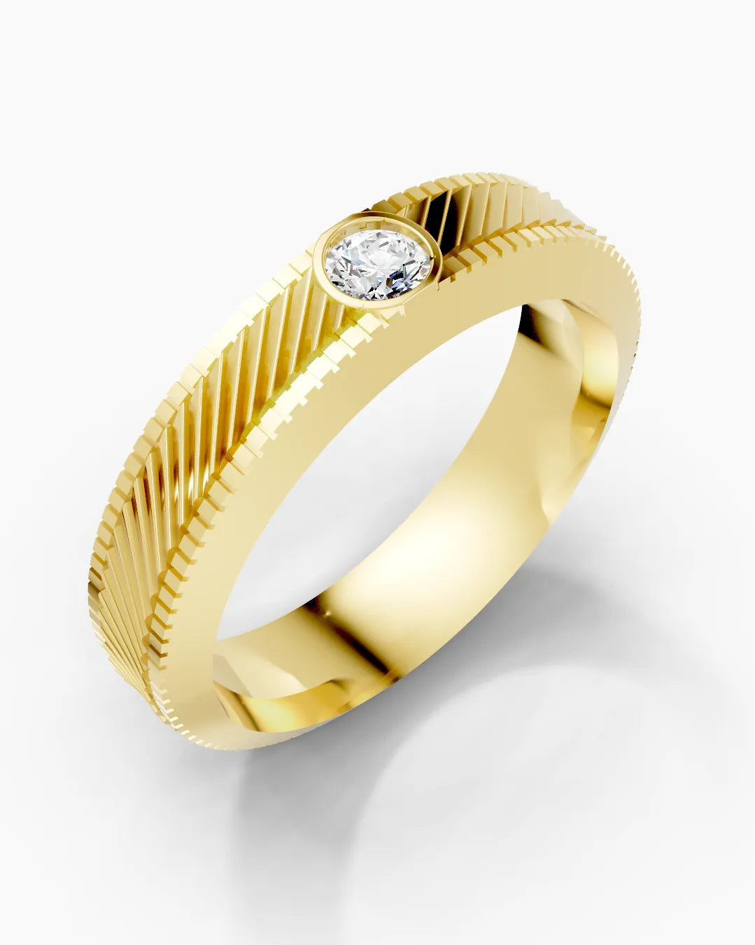 Stellar Round Men Ring