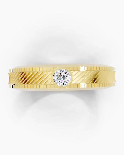 Stellar Round Men Ring