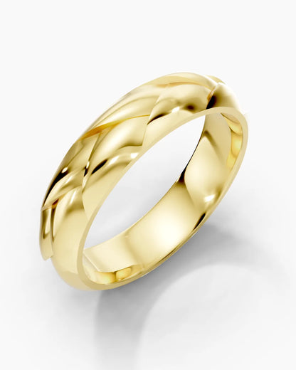 Verdant Etch Men Ring