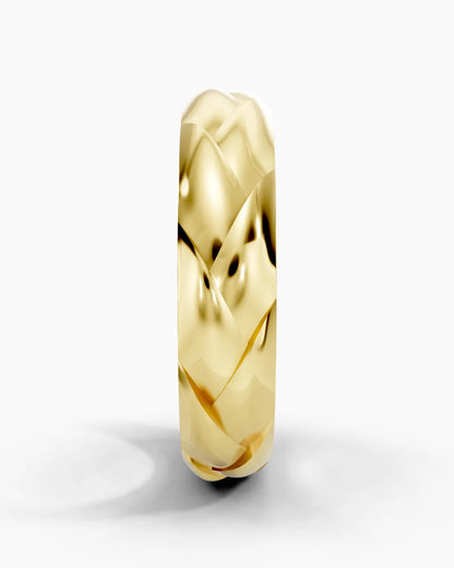 Verdant Etch Men Ring