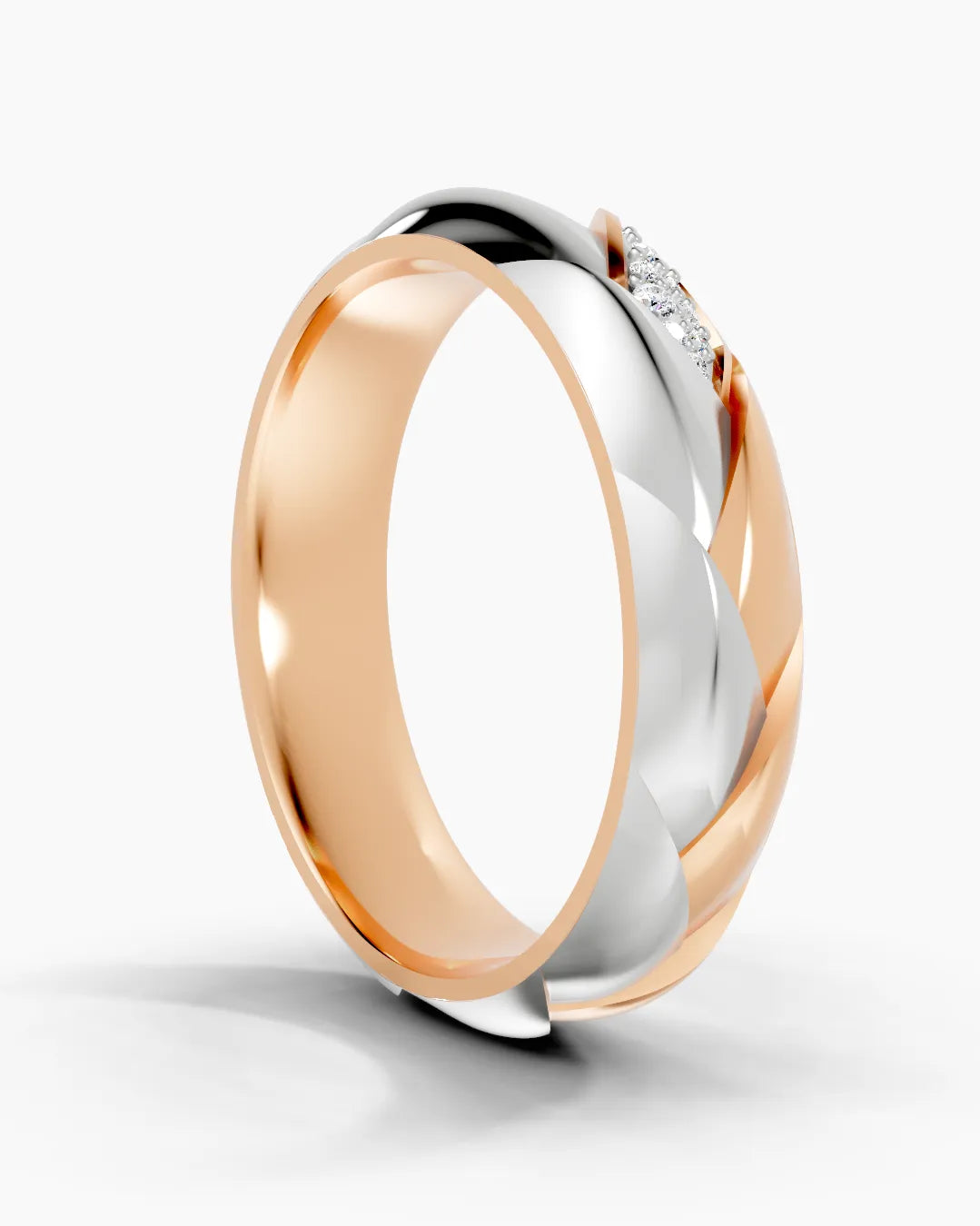 Foliage Sparkle Men Ring