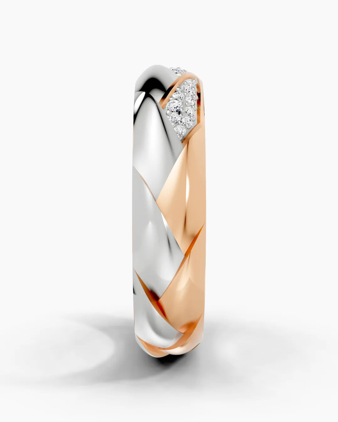 Foliage Sparkle Men Ring