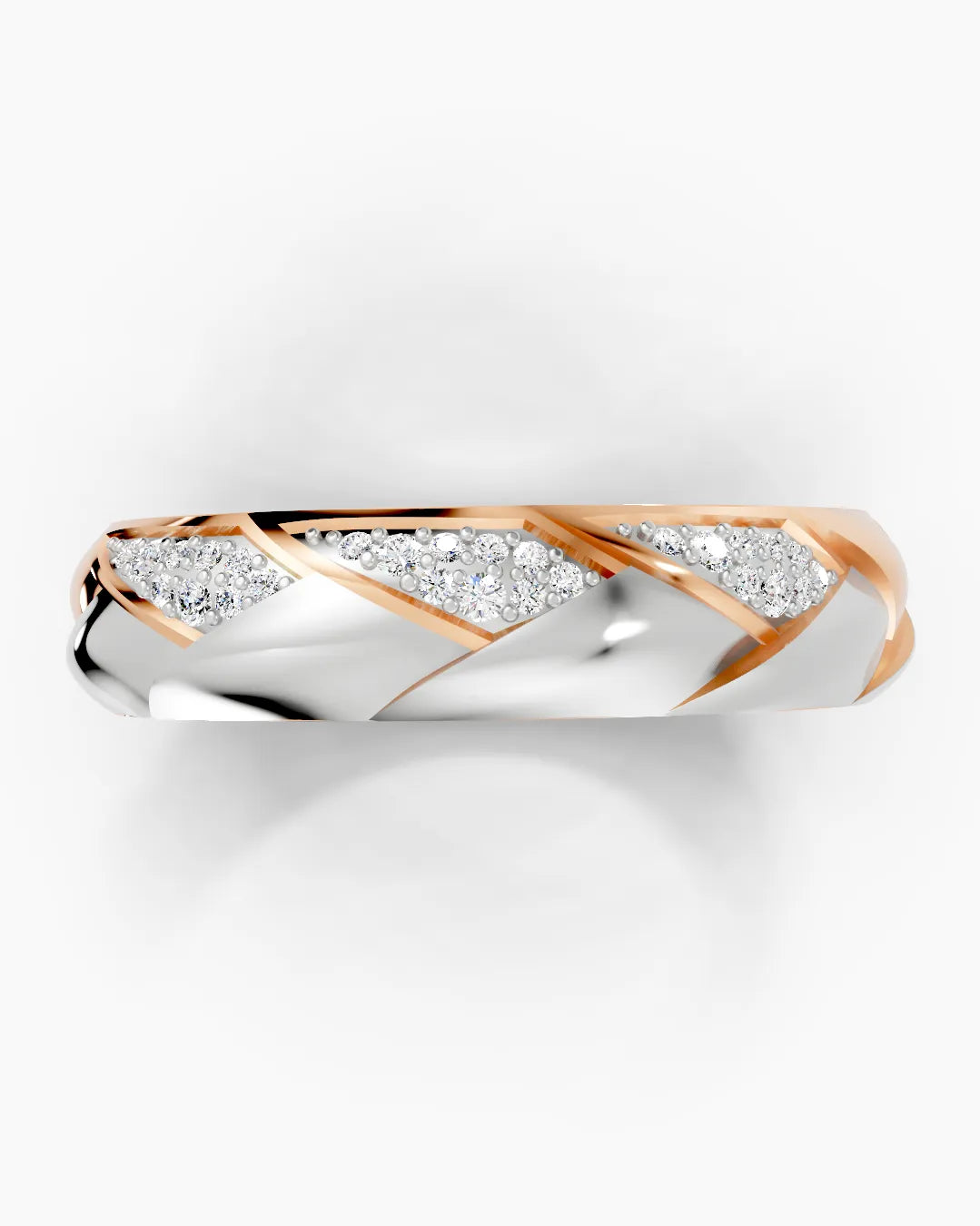 Foliage Sparkle Men Ring