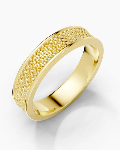 Granite Weave Men Ring