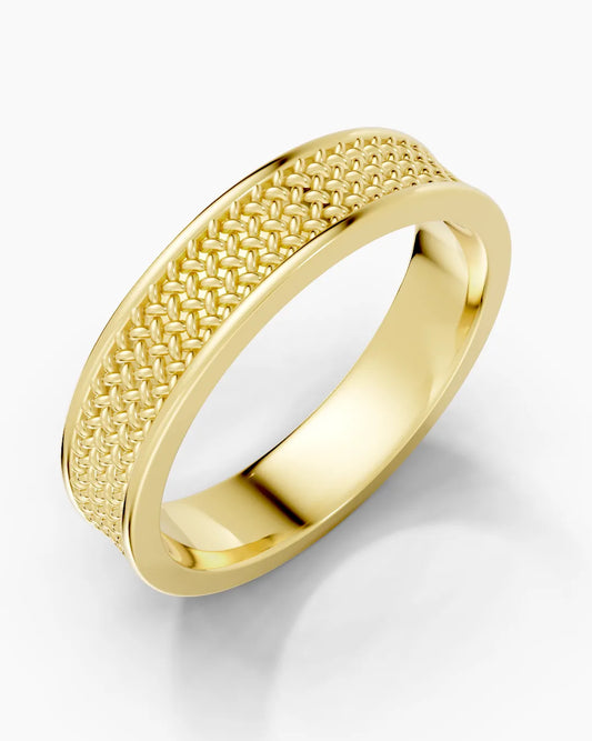 Granite Weave Men Ring