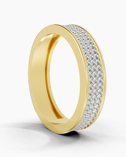 Timber Grain Men Ring