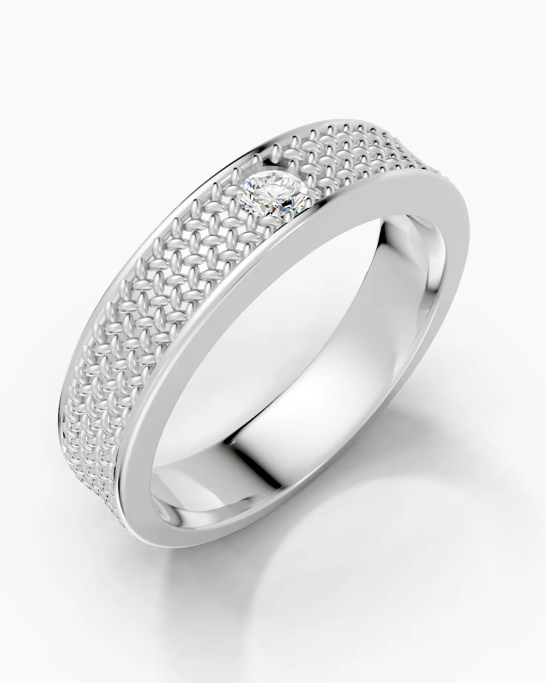 Fieldstone Cross Men Ring