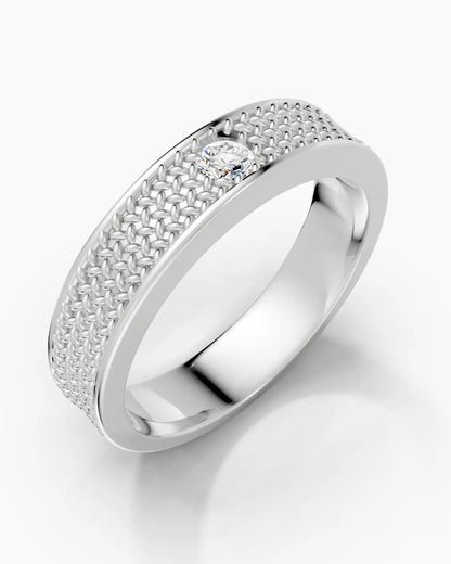 Fieldstone Cross Men Ring