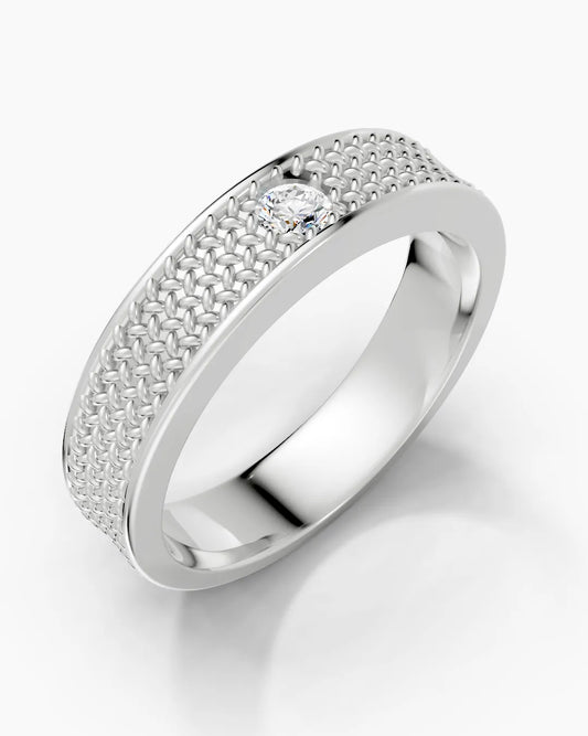 Fieldstone Cross Men Ring