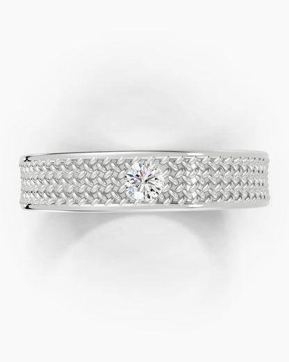 Fieldstone Cross Men Ring