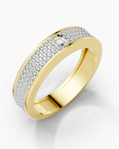 Sylvan Etch Men Ring