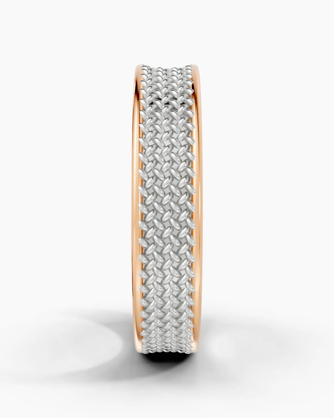 Basalt Weave Men Ring