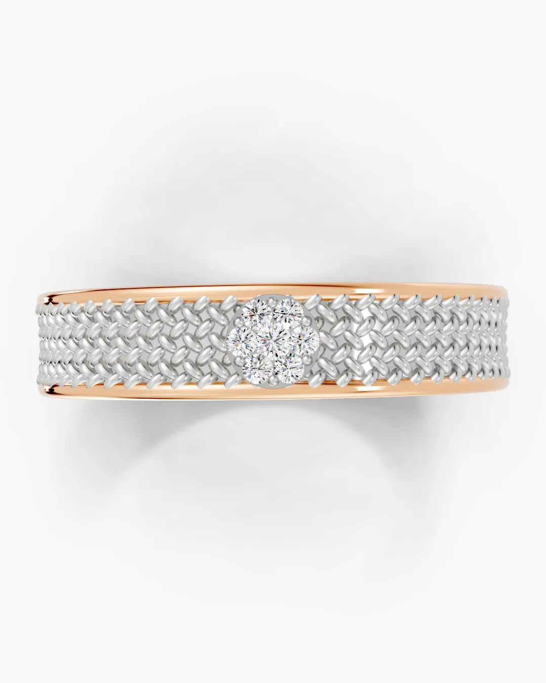 Basalt Weave Men Ring