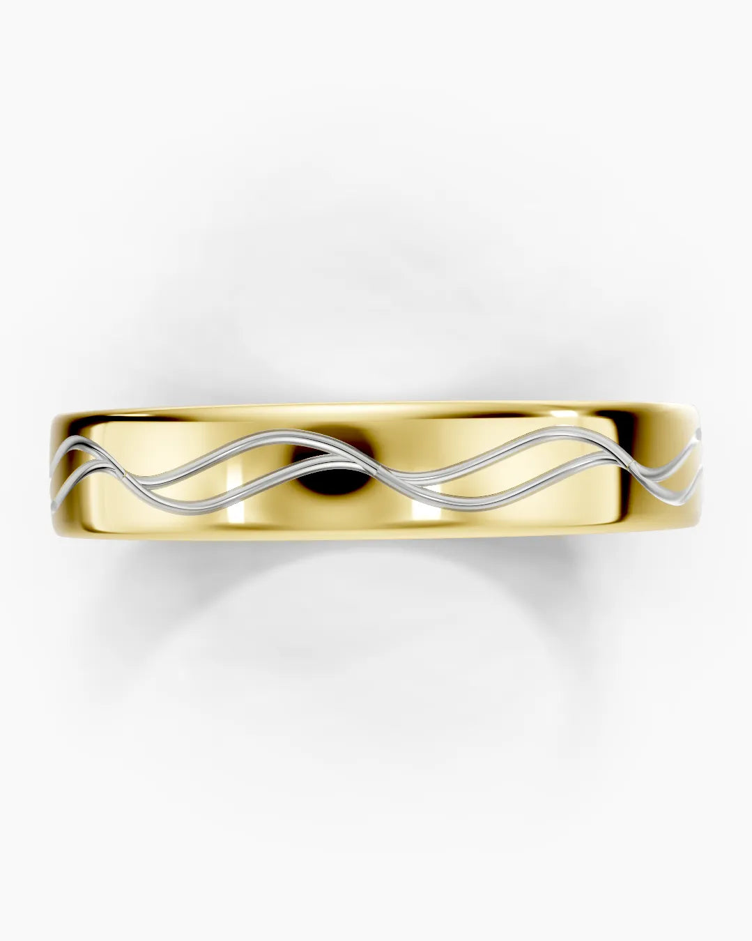 Rose Wave Men Ring